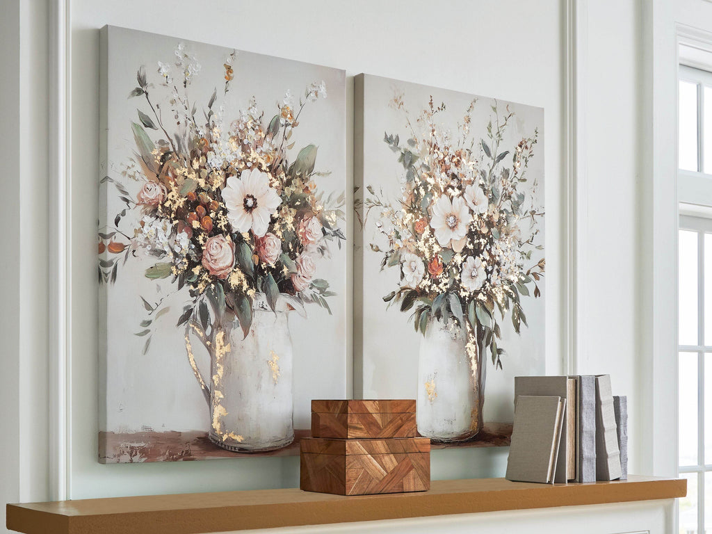 Faisaldon - Wall Art Set (Set of 2) - Multi-2