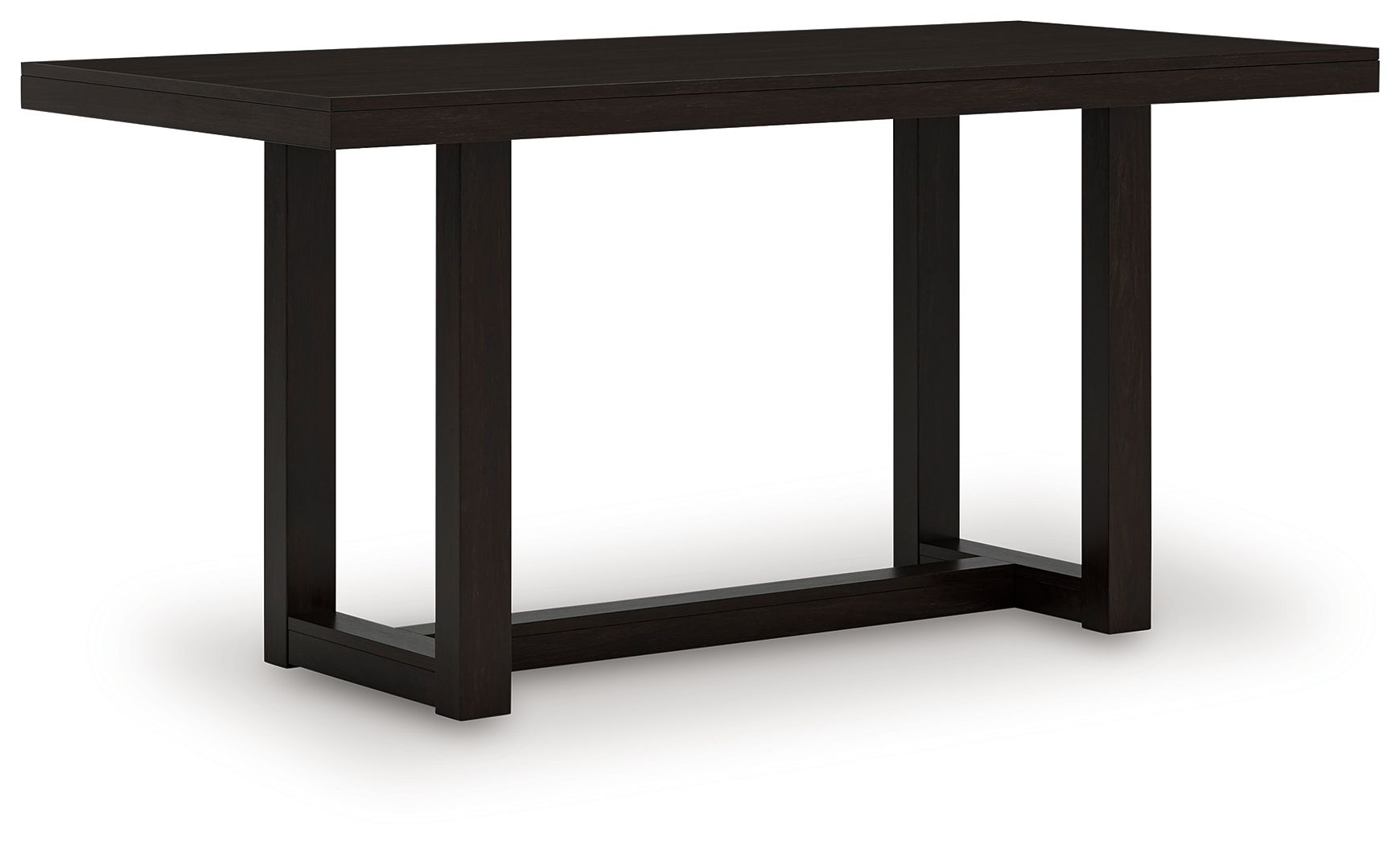 Neymorton - 5 Pc. - Rectangular Dining Room Counter Table, 4 Barstools - Dark Grayish Brown-2