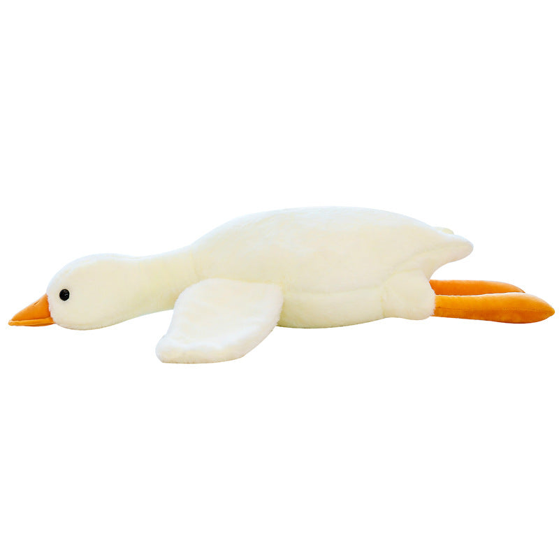 Grande peluche oreiller Mignonnes Oies Blanches