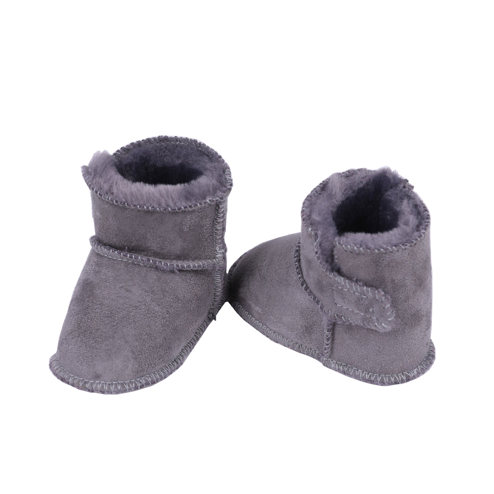 Nouvelles chaussures de bébé antidérapantes à fond souple et fourrure intégrée
