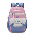 Nouveau Sac d'école d'étudiant Sac à dos de couleur contrastée coloré