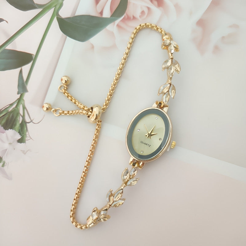 Montre femme Wheat Diamond à ajustement libre