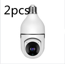 CÁMARA WIFI 1080P Bombilla Cámara 4X Zoom E27 Hogar 5GWiFi Alarma Monitor