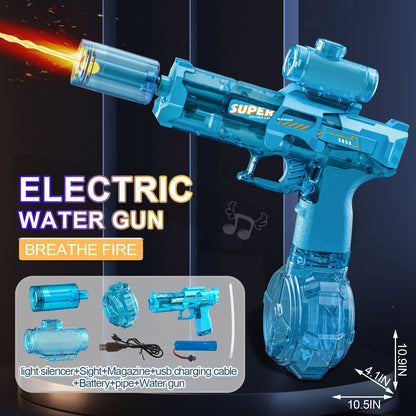 Nouveau pistolet à eau électrique Ice Mouse Ice Explosion, haute vitesse, tir continu, rechargement à liaison, grande capacité pour enfants