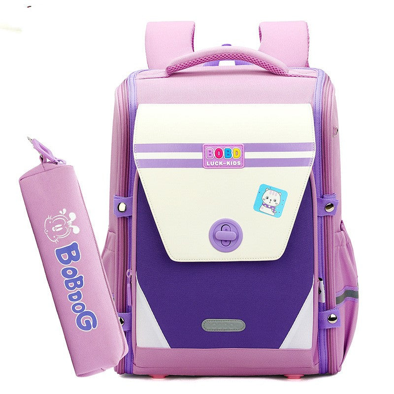 Cartable enfant, école primaire, protection de la colonne vertébrale, réduction du fardeau