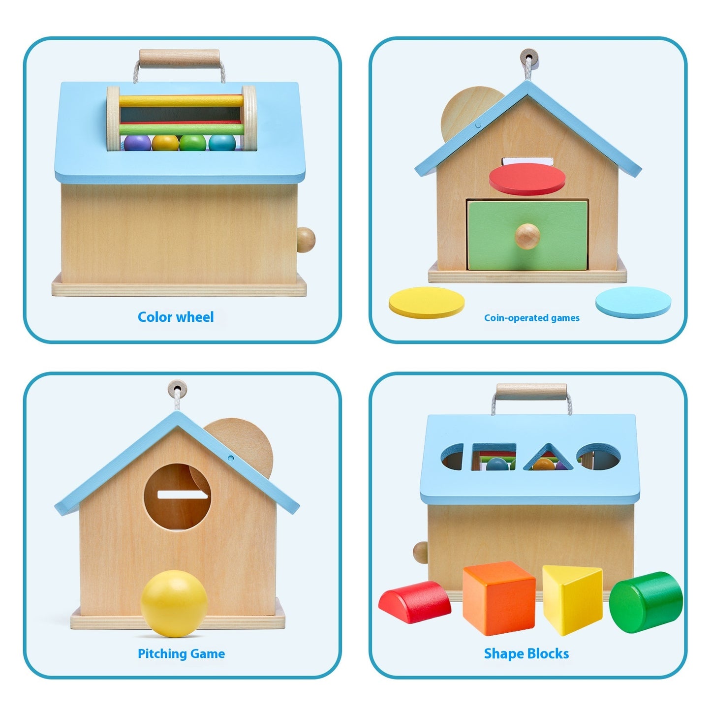 Chalet Éducation de la petite enfance Pour bébé Jouets éducatifs occupés