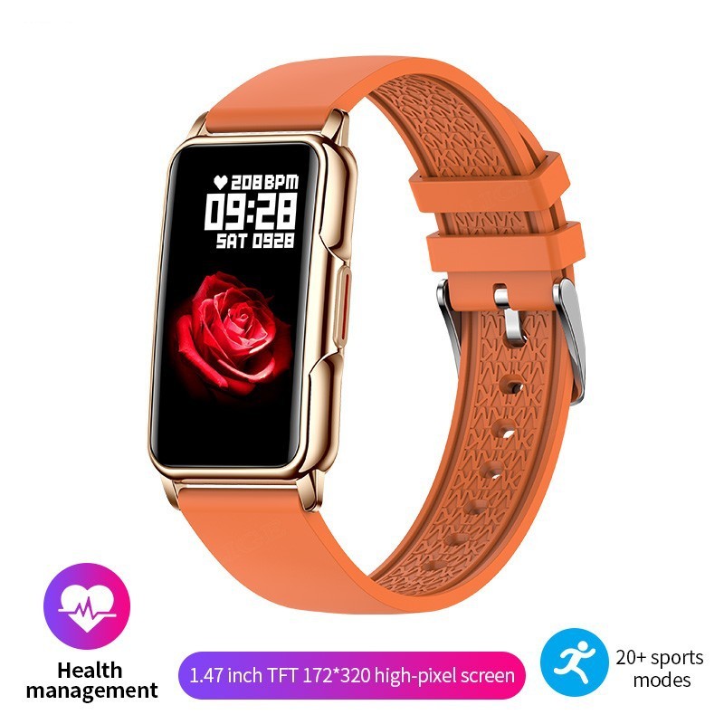 Bracelet de sport intelligent d'extérieur multifonctionnel de surveillance de la santé pour femmes