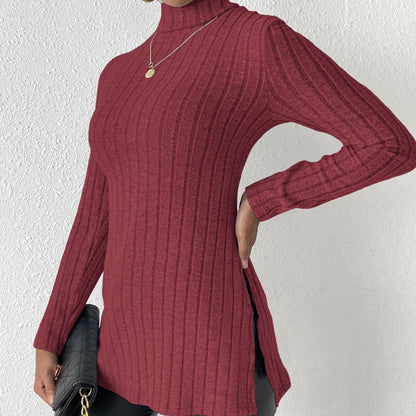 Pull à col roulé pour femme