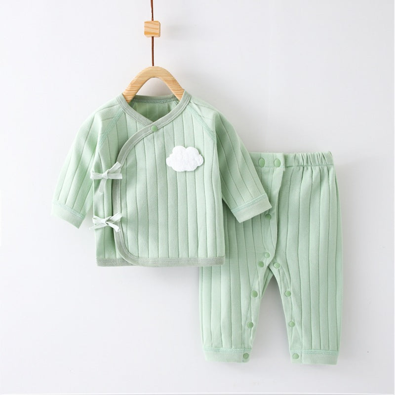 Vêtements de bébé nouveau-né en pur coton printemps, automne et hiver nouveau-né