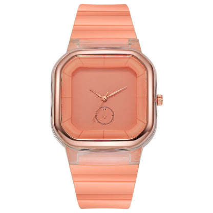 Montre neutre pour femmes, simple et à la mode, avec bracelet en acier et mouvement à quartz