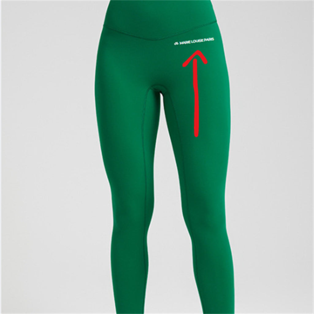 Pantalones de yoga para fitness de mujer, de talle alto, estilo europeo y americano, para correr y levantar la cadera.