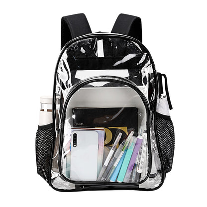 New Black body Transparent backpack