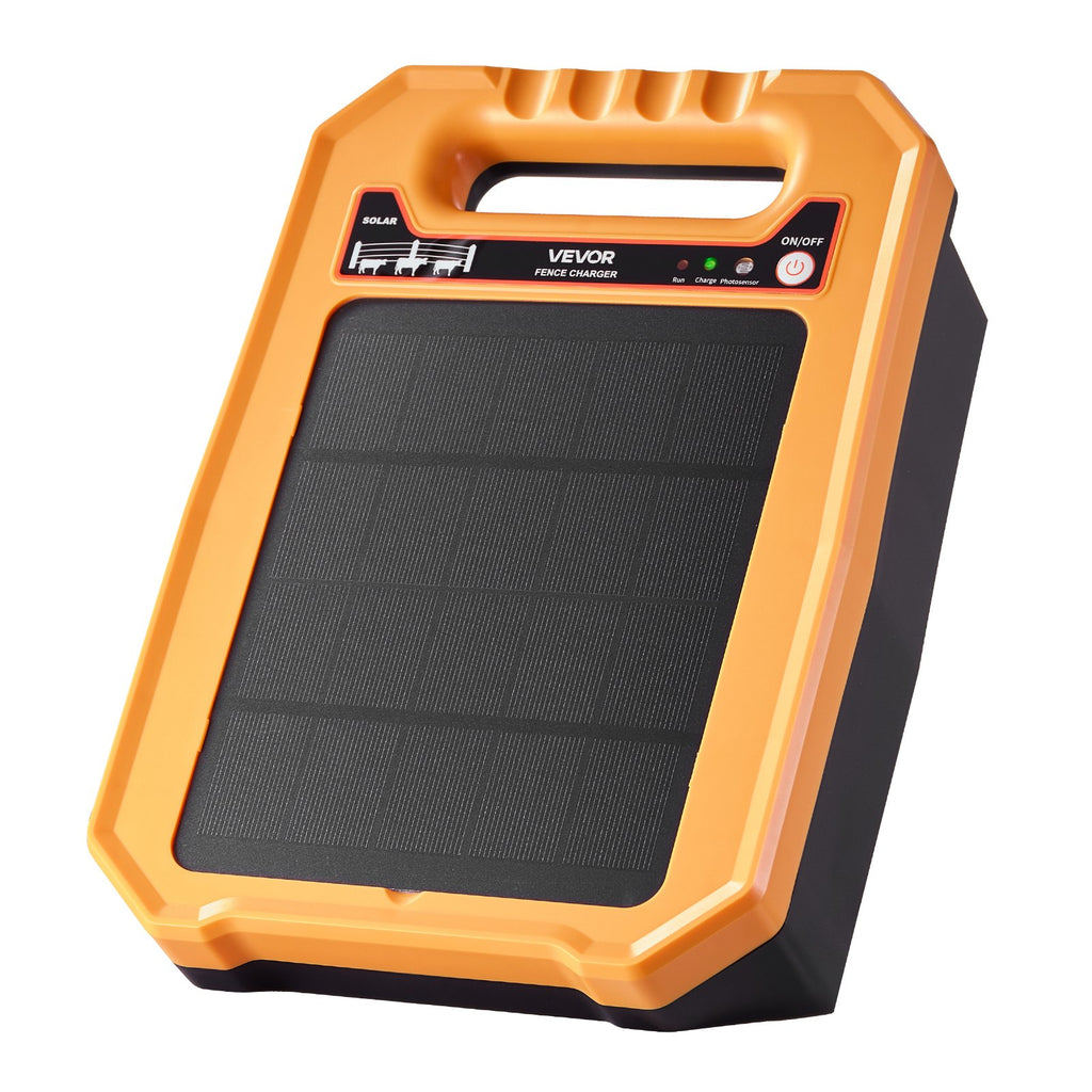 Cargador Solar de Cerca de 0.3J, Alcance de 1.86 Millas, Energizador de Cerca Eléctrica para Ganado