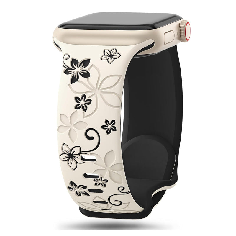 Bracelet en silicone bicolore Bauhinia