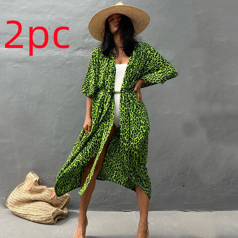 Robe de plage de villégiature en polyester anti-UV pour femmes