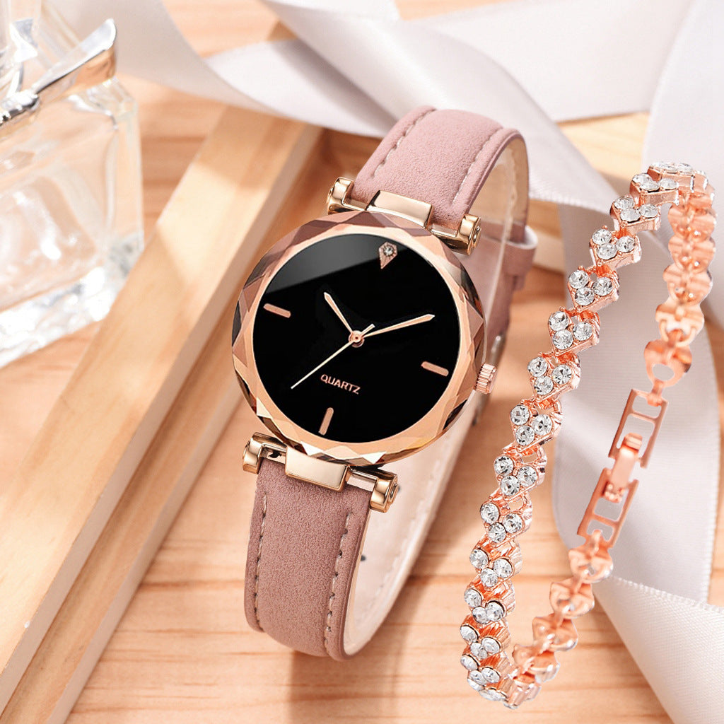 Reloj simple, reloj de correa, reloj de cuarzo, conjunto de pulsera