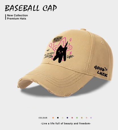 Casquette de baseball décontractée de style européen et américain pour femme