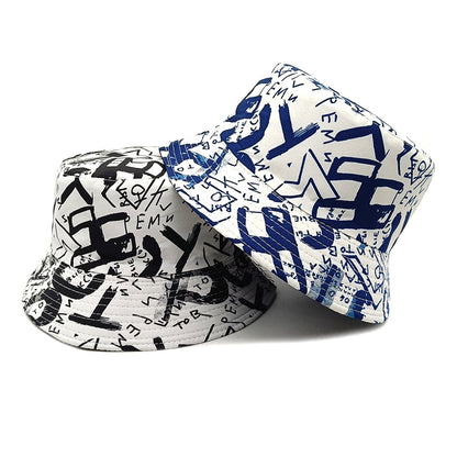 Hat Letter Graffiti Fisherman
