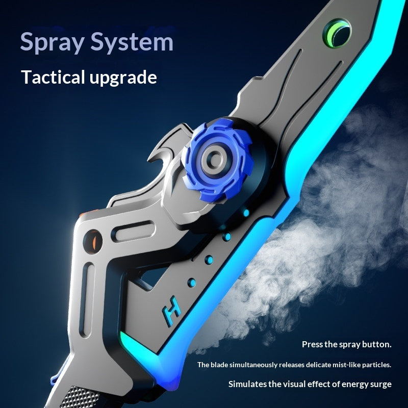 2-in-1 Spray Tomahawk Kids Laser Sword Toy