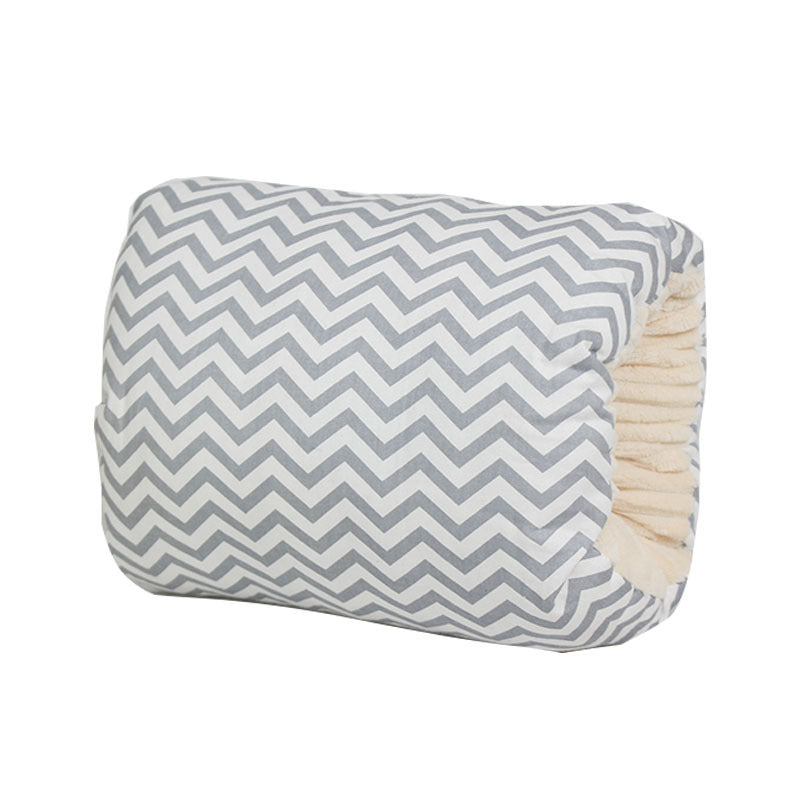 Almohada de brazo ajustable de algodón para lactancia de bebé, almohada de lactancia lavable para bebés, cojín de brazo para lactancia
