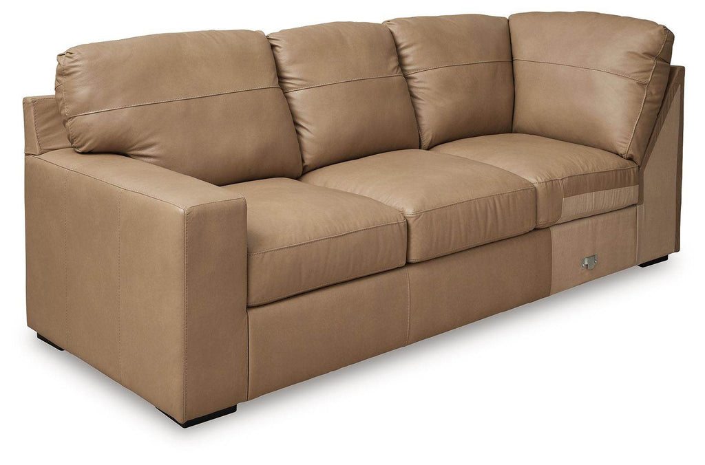 Bandon - 4-Piece Sectional With Raf Loveseat - Leather Match - Toffee-2