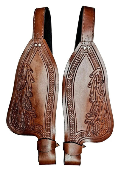 GARDE-BOUE EN CUIR WESTERN POUR SELLE DE CHEVAL, GARDE-BOUES DE REMPLACEMENT WESTERN
