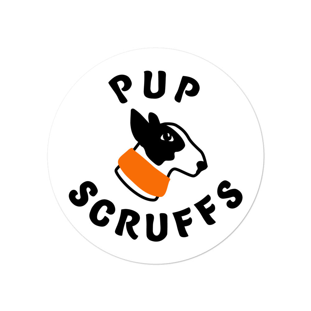 Pup Scruffs Sticker-0