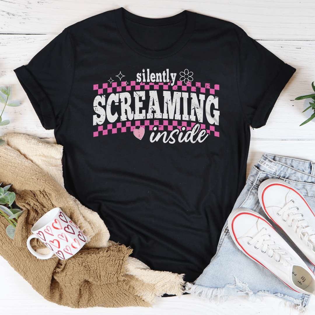 Silently Screaming Inside Tee-0