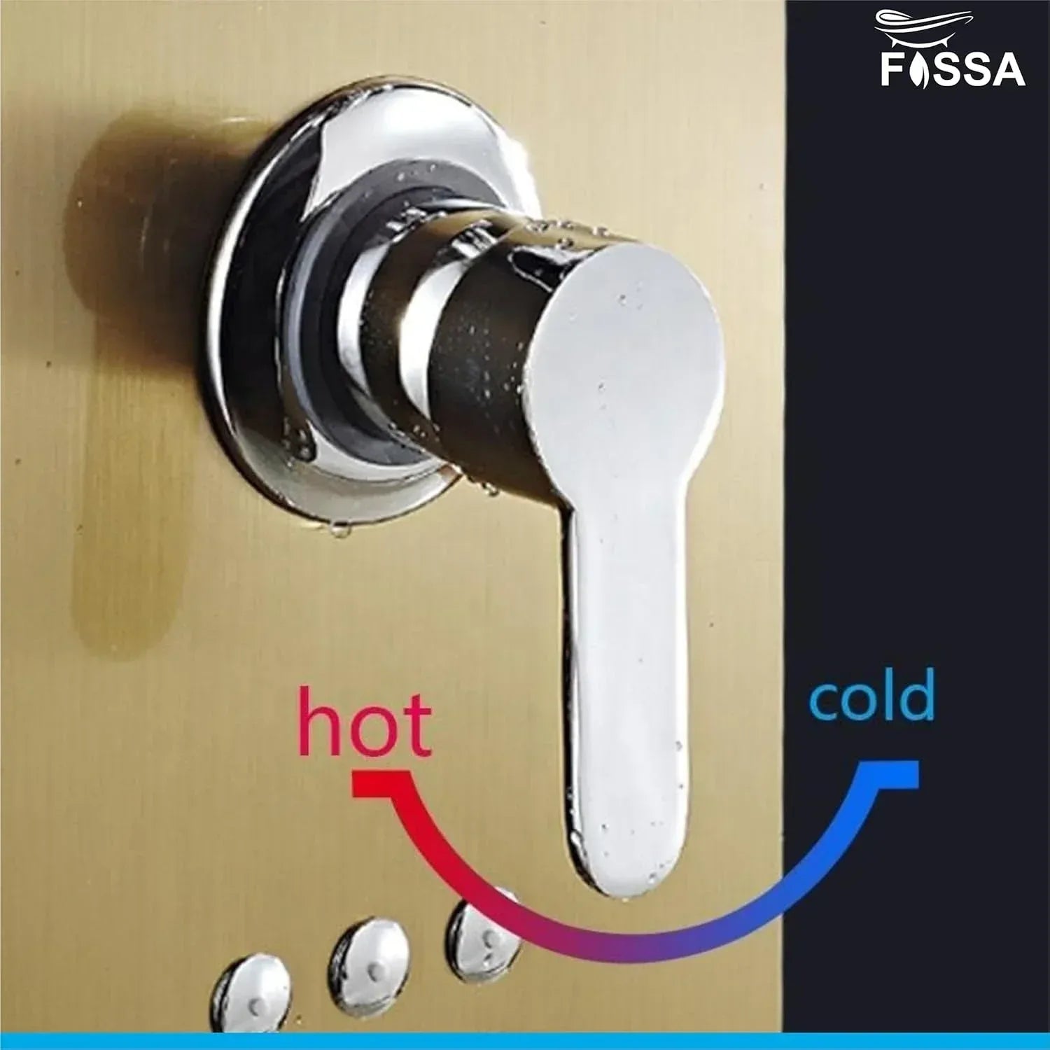 Smart Waterfall Shower Panel Set (Gold)-1