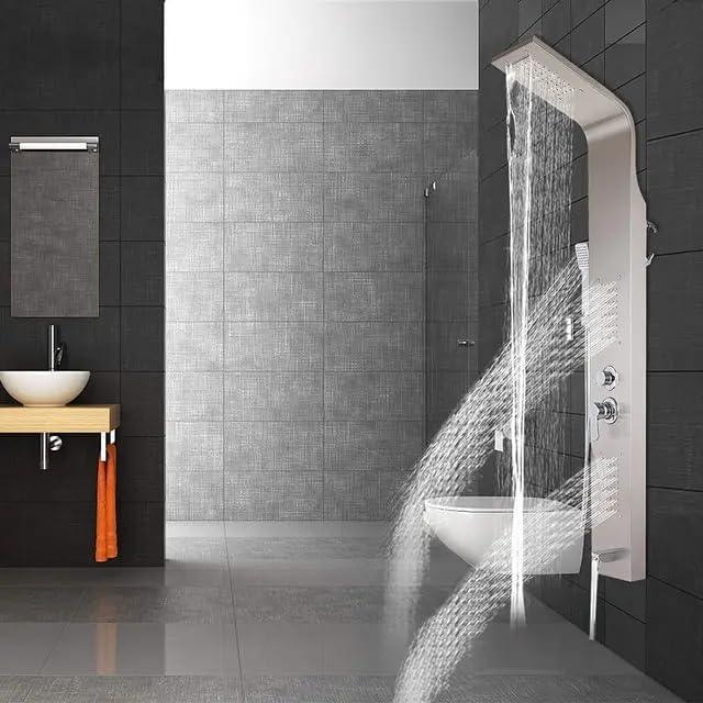 Smart Waterfall Shower Panel Set (Chrome)-4