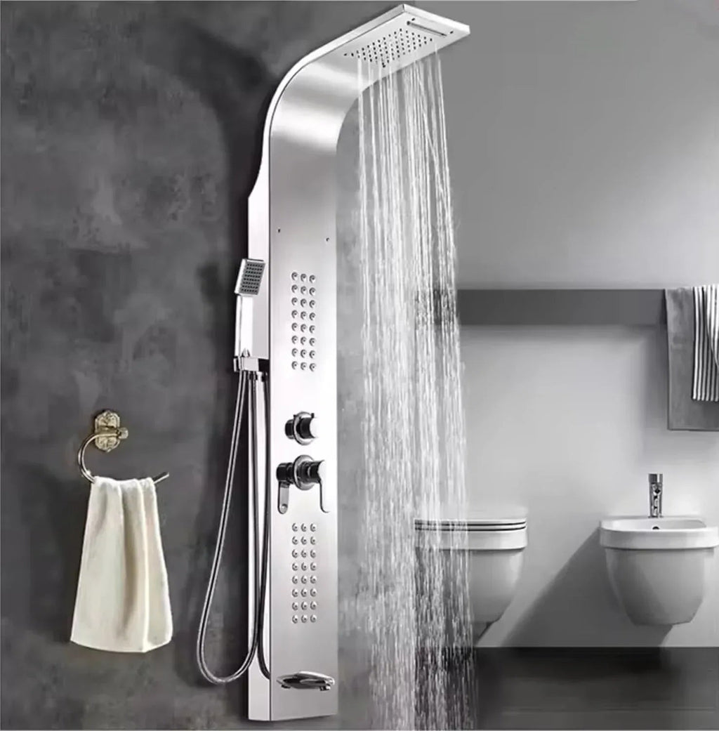 Smart Waterfall Shower Panel Set (Chrome)-0