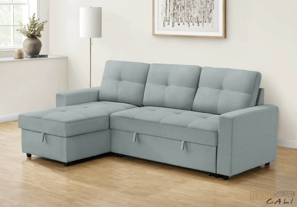Venice Sleeper Sectional Sofa Bed with Reversible Storage Chaise-3
