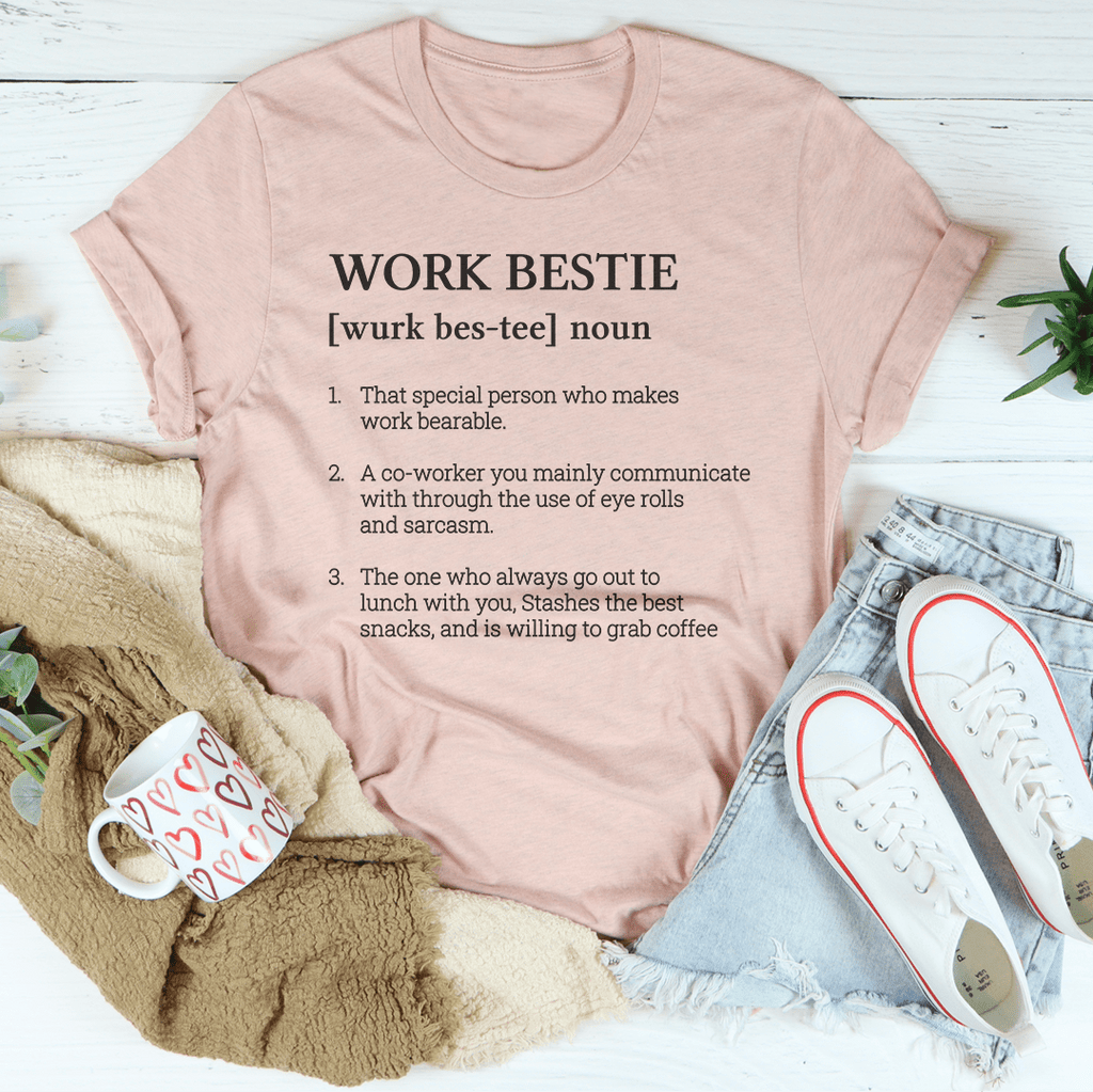 Work Bestie Definition Tee-2